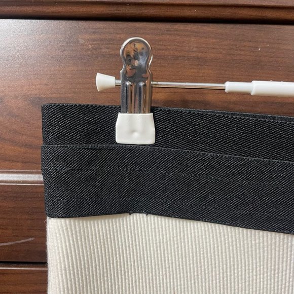 BCBG MAXAZRIA XS White Ribbed Pencil Skirt Office 2 4 Fitted Waist Sample Unique - Picture 9 of 15